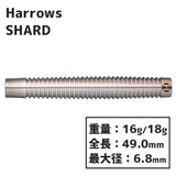 Harrows SHARD Darts Barrel - Dartsbuddy.com