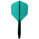 K-FLEX SHAPE Black Gradation Darts Flight - Dartsbuddy.com