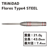 TRiNiDAD Flores Type4 STEEL Darts Barrel - Dartsbuddy.com