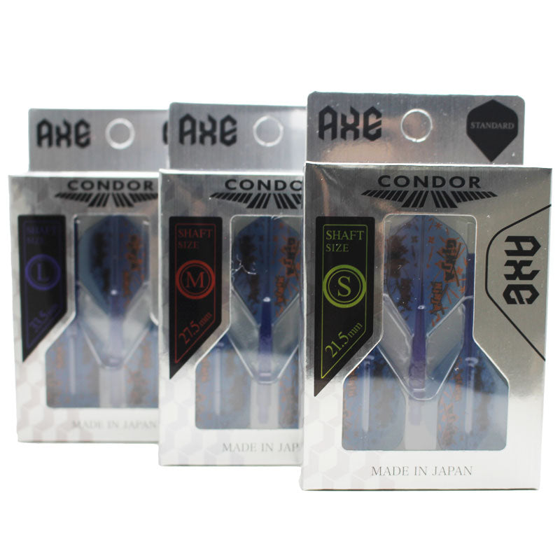 CONDOR AXE GINJA NINJA STANDARD Clear Blue Darts Flight