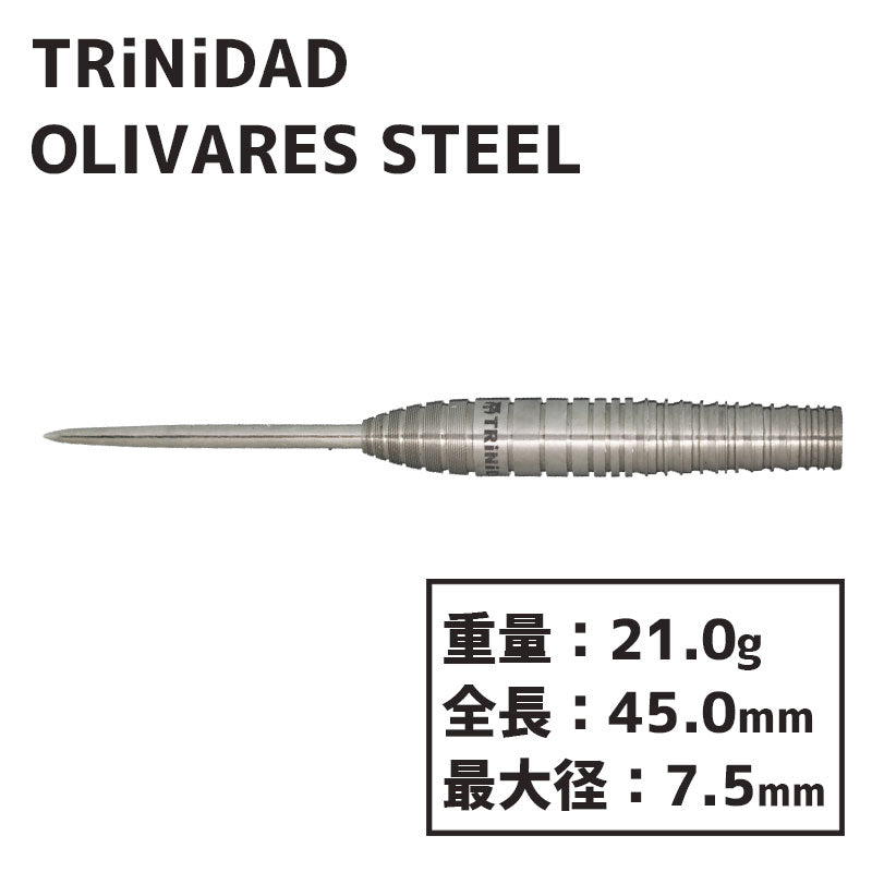 TRiNiDAD OLIVARES STEEL Darts Barrel 大石藍貴