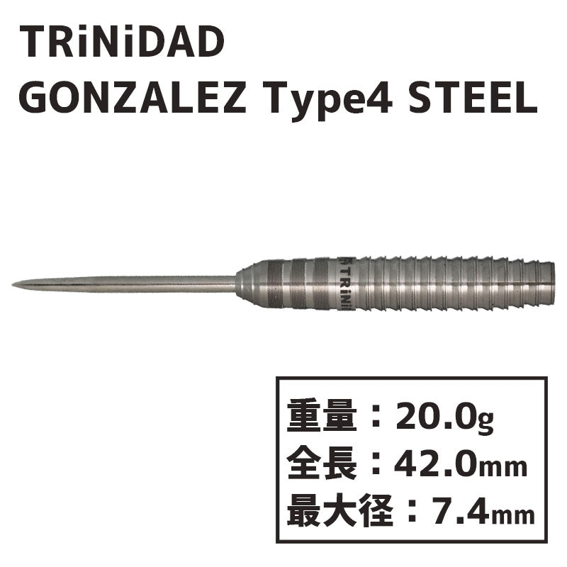 TRiNiDAD GONZALEZ TYPE4 STEEL 西哲平 Darts Barrel – Dartsbuddy.com