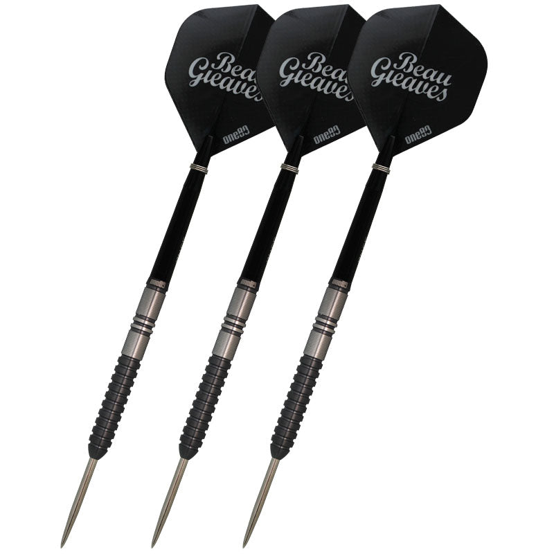 One80 Beau Greaves Black STELEL 23g Darts Barrel – Dartsbuddy.com