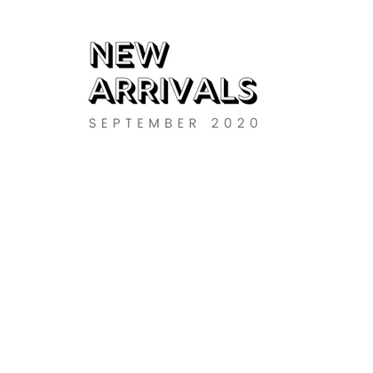 New Arrivals in September 09/01