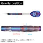 TARGET RISING SUN G8 ALL GROOVED Darts Barrel Haruki Muramatsu - Dartsbuddy.com