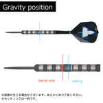 TARGET POWER 80 BLACK PHIL TAYLOR SWISS Darts Barrel Phil Taylor STEEL - Dartsbuddy.com