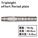 Tripleight effort Period plain Darts Barrel 大和久明彦 - Dartsbuddy.com