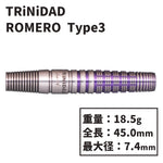 TRiNiDAD Undisputed ROMERO TYPE3 Darts Barrel 岩田夏海 - Dartsbuddy.com