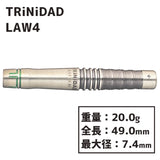 TRiNiDAD LAW4 Darts Barrel JAMES LAW - Dartsbuddy.com
