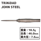 TRiNiDAD JOHN STEEL Darts Barrel 城野弘樹 - Dartsbuddy.com