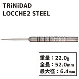 TRiNiDAD LOCCHE2 STEEL Darts Barrel - Dartsbuddy.com