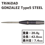 TRiNiDAD GONZALEZ TYPE5 STEEL Darts Barrel 西哲平 - Dartsbuddy.com