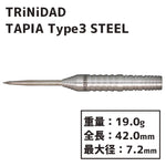 TRiNiDAD TAPIA TYPE3 STEEL Darts Barrel - Dartsbuddy.com