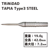 TRiNiDAD TAPIA TYPE3 STEEL Darts Barrel - Dartsbuddy.com