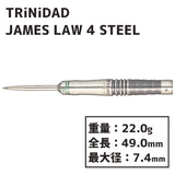 TRiNiDAD LAW4 STEEL Darts Barrel Hard JAMES LAW - Dartsbuddy.com