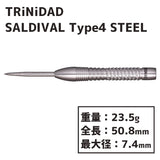 TRiNiDAD SALDIVAL TYPE4 STEEL Darts Barrel 中西永吉 Hard