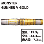 Monster GUNNER5 GOLD Darts Barrel