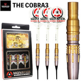 Monster THE COBRAⅢ Gold 16.5g Darts Barrel