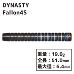 DYNASTY A-FLOW BLACKLINE Fallon4S Darts Barrel - Dartsbuddy.com