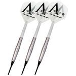 DYNASTY A-FLOW RYUSEI TYPE-ZERO SILVER Darts Barrel - Dartsbuddy.com