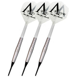 DYNASTY A-FLOW RYUSEI TYPE-ZERO SILVER Darts Barrel - Dartsbuddy.com