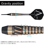 DYNASTY A-FLOW Blackbeeeru Darts Barrel 布施 匠冴 - Dartsbuddy.com