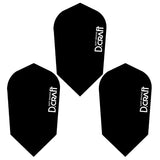 D-craft Flight pack A Black SHAPE SLIM TEARDROP - Dartsbuddy.com