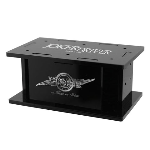 JOKER DRIVER BARREL STAND BLACK Desktop darts stand - Dartsbuddy.com
