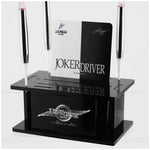 JOKER DRIVER BARREL STAND BLACK Desktop darts stand - Dartsbuddy.com