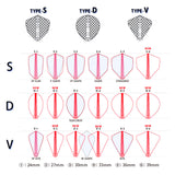 Fit flight Pro S-1 White Darts Flight - Dartsbuddy.com