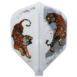 Fit Flight Printed Yin Yang Shape Darts Flight Tiger - Dartsbuddy.com