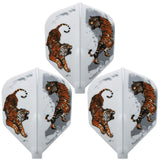 Fit Flight Printed Yin Yang Shape Darts Flight Tiger - Dartsbuddy.com