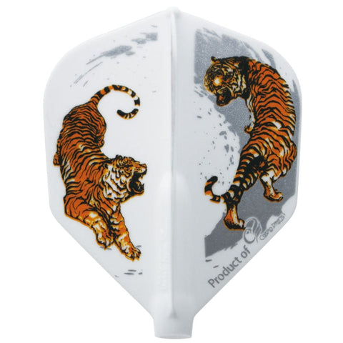 Fit Flight AIR Printed Yin Yang Standard Darts Flight Tiger - Dartsbuddy.com