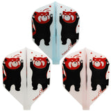 Fit Flight Printed Red Panda Shape Darts Flight - Dartsbuddy.com