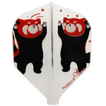 Fit Flight Printed Red Panda Shape Darts Flight - Dartsbuddy.com