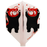 Fit Flight Printed Red Panda Shape Darts Flight - Dartsbuddy.com