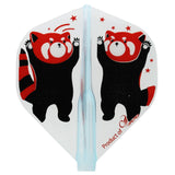 Fit Flight AIR RED PANDA Standard Darts Flight - Dartsbuddy.com