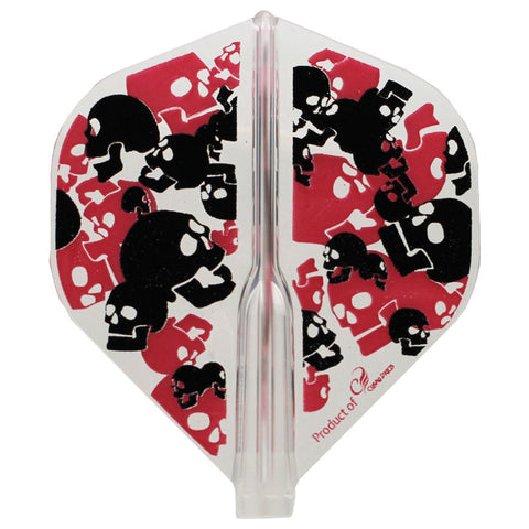 Fit Flight AIR Bubblegum Skulls Standard Darts Flight - Dartsbuddy.com