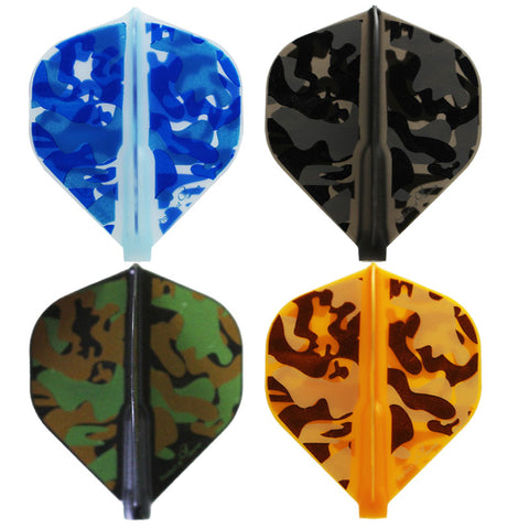 Fit Flight Printed Liquid Camo Standard Darts Flight - Dartsbuddy.com