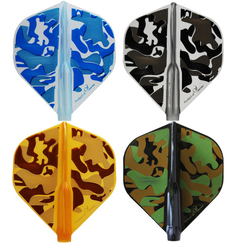 Fit Flight AIR Liquid Camo Standard Darts Flight - Dartsbuddy.com