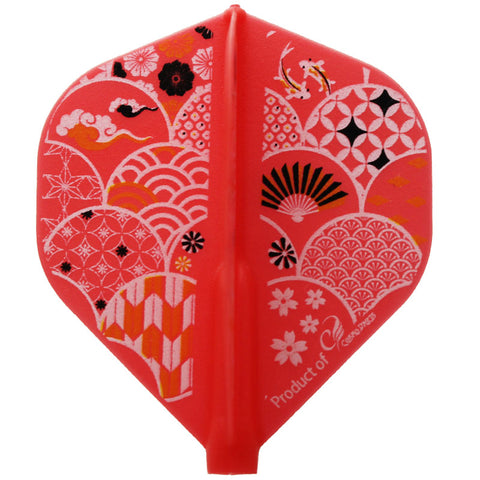 Fit Flight Printed Japanese Pattern2 Standard Darts Flight - Dartsbuddy.com