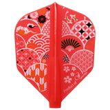 Fit Flight Printed Japanese Pattern2 Shape Darts Flight - Dartsbuddy.com