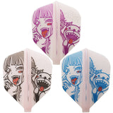 Fit Flight Printed Subculture Girl Shape Darts Flight - Dartsbuddy.com