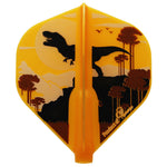 Fit Flight Printed Jurassic Sunset Standard Darts Flight - Dartsbuddy.com