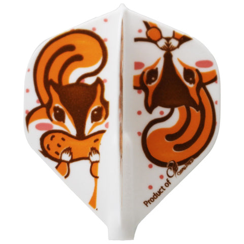 Fit Flight Printed Cheeks Standard Darts Flight - Dartsbuddy.com