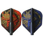 Fit Flight Printed Samurai Skull Shape Darts Flight