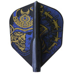 Fit Flight Printed Samurai Skull Shape Darts Flight