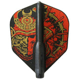 Fit Flight Printed Samurai Skull Shape Darts Flight