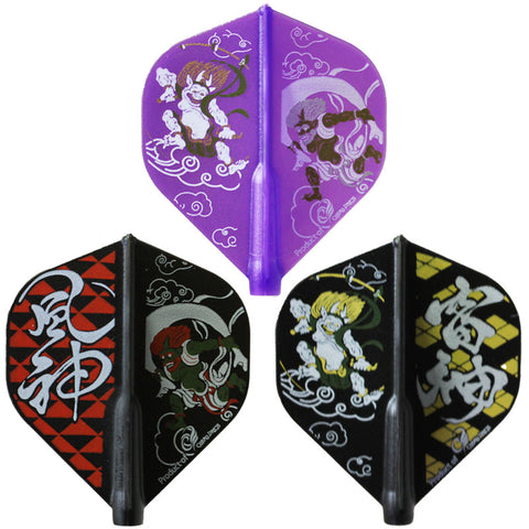 Fit Flight Printed FUJIN-RAIJIN Standard Darts Flight