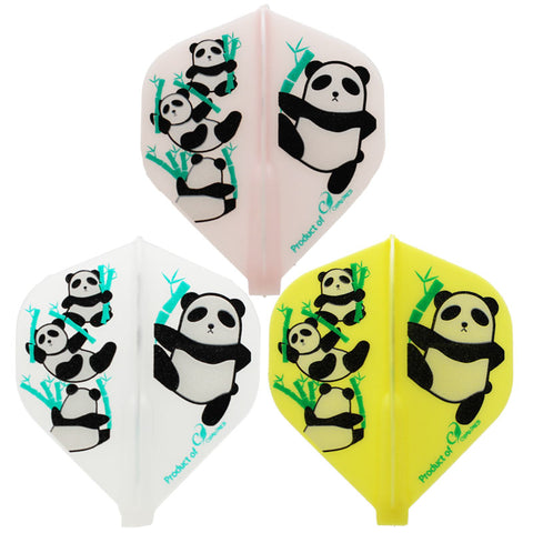 Fit Flight Printed PANDA×FAMILY Standard Darts Flight